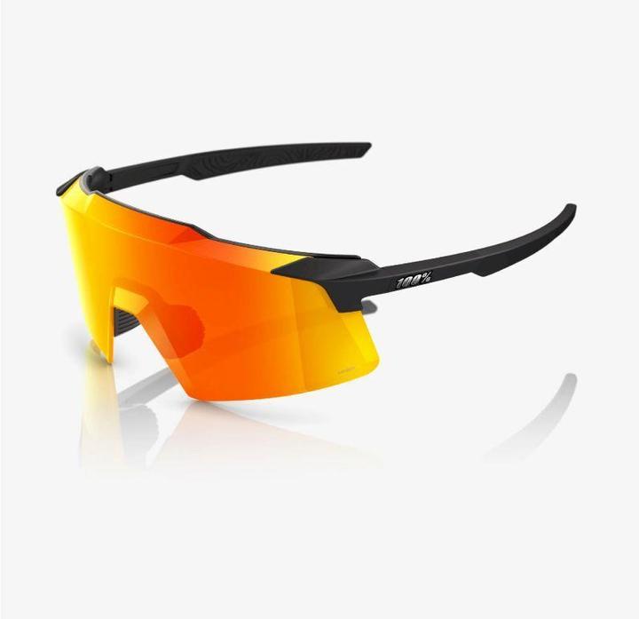 Immagine prodotto 100% Aerocraft - Soft Tact Black - HiPER Red Multilayer Mirr (Soft Tact Black, Rosso)