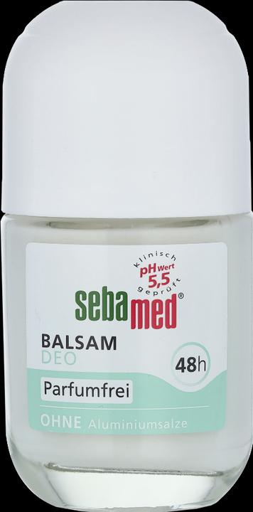 Produktbild Sebamed Sensitive Skin Balsam Deo 48h Deodorant - Fragrance-free deodorant - 50ml (Roll-on, 50 ml)