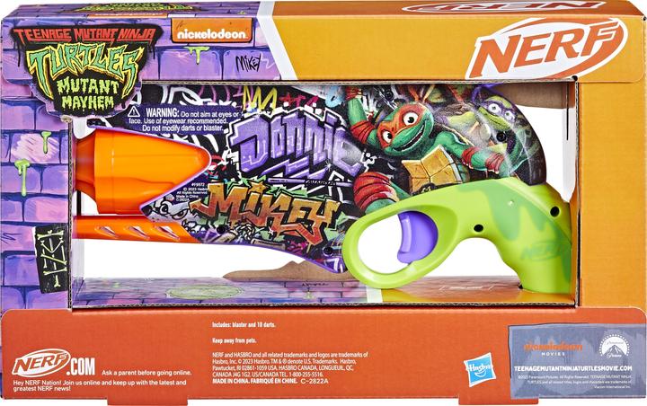 Actual product image Nerf Teenage Mutant Ninja Turtles Blaster