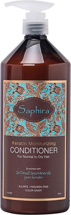 Actual product image Saphira Keratin Moisturizing Conditioner (1000 ml)