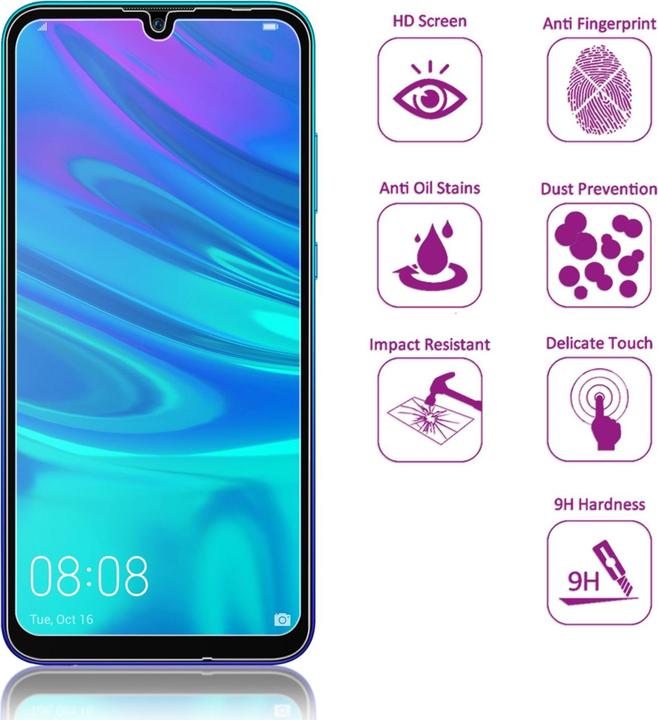 Produktbild Nalia Schutzglas (2 Stück, Huawei P Smart (2019))
