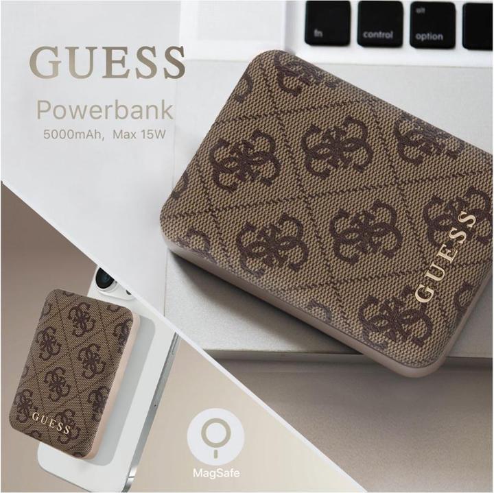 Produktbild Guess Power Bank MagSafe 5000mAh 4G PU (5000 mAh, 15 W)