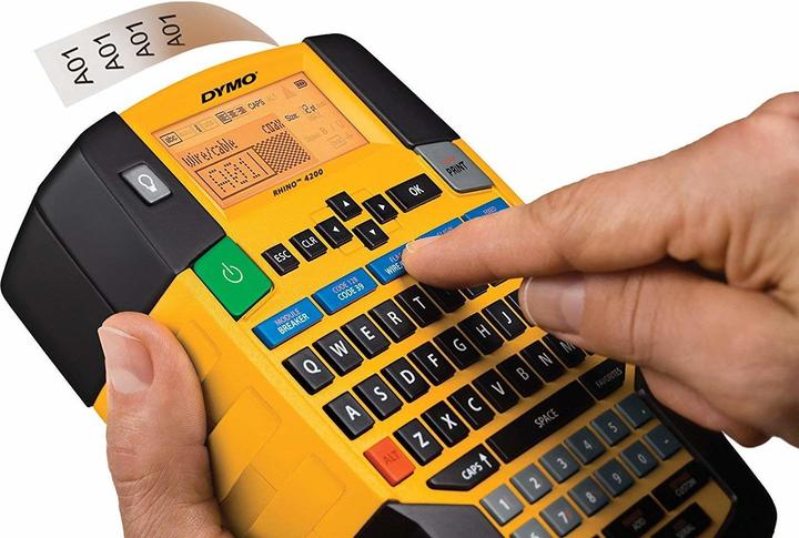 Actual product image Dymo Rhino 4200 Label Printer Heat Transfer Wireless QWERTY (180 dpi)