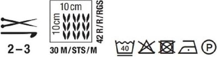 Produktbild Rico Design Wolle Bamboo Uni für Socken 100 g, Grau Blau (420 m)