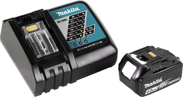 Actual product image Makita DHR 242 RM1J Cordless hammer drill 18V 2.0J SDS-plus Brushless + 1x rechargeable battery 4.0Ah + (Rechargeable battery operated)