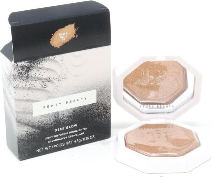 Actual product image Fenty Beauty Demi Glow Highlighter - 4.5 Grams (08 That'$ Rich, Highlighter, 4.50 g)