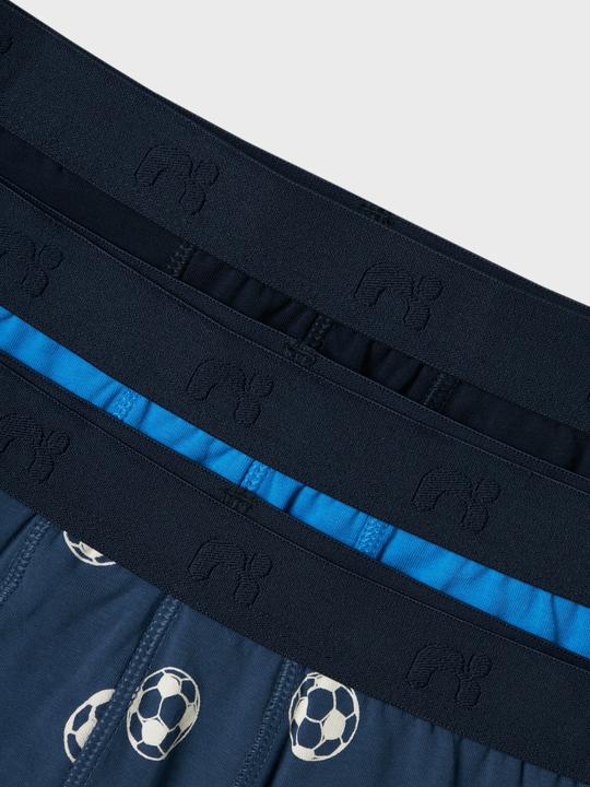 Immagine prodotto Name it Nkmboxer 3p Dark Denim Football Noos (122, 128, confezione da 3)