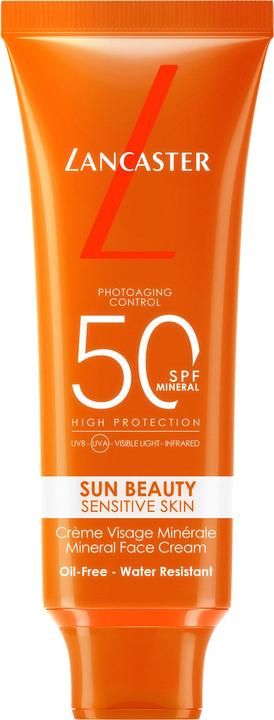 Lancaster Sun Beauty Mineral Face Crème Sun Protection Factor 50 (Sonnencreme Gesicht, SPF 50, 50 ml)