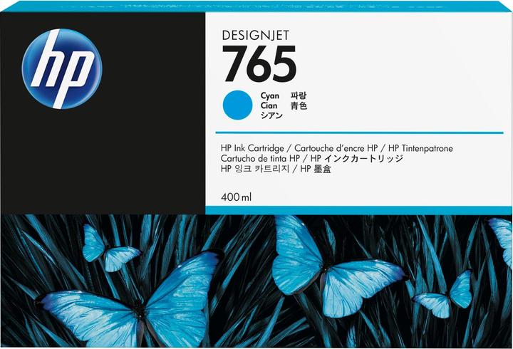 Image du produit HP 765 - 400 ml - cyan - Cartouche d'encre originale (C)