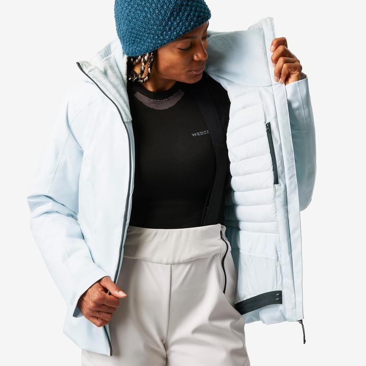 Produktbild Wedze Skijacke Damen warm und wasserdicht - 500 Sport eisblau (S)