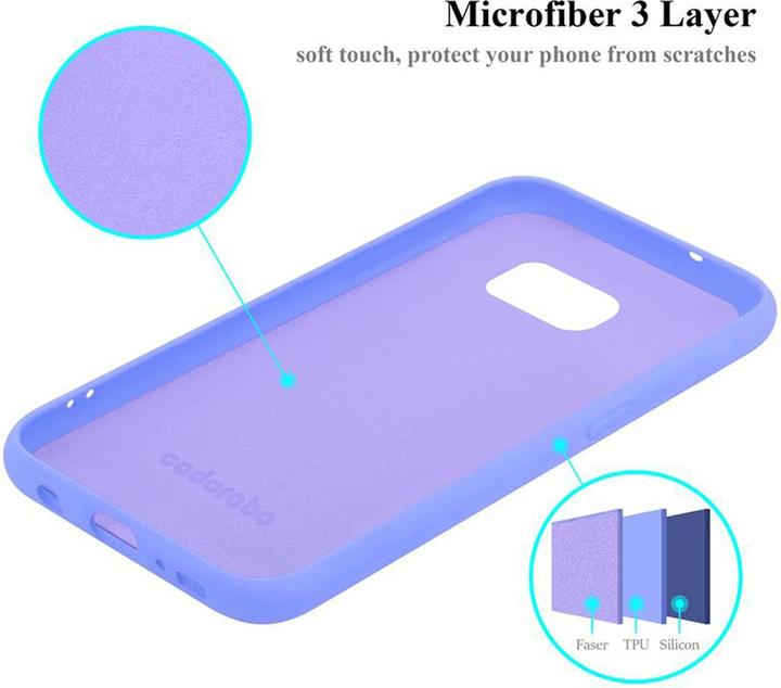 Actual product image Cadorabo TPU Liquid Silicone Case Cover (Samsung Galaxy S7 Edge)