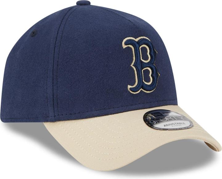 Actual product image New Era A-Frame 9Forty Cap MOLESKIN Boston Red Sox navy (One size)