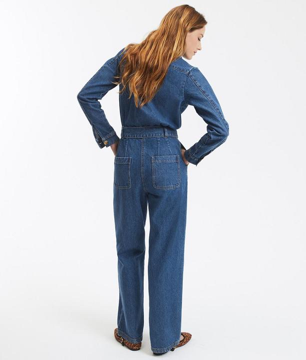 Image du produit La Redoute Collections Combinaison en denim Signature CORALIE (38)