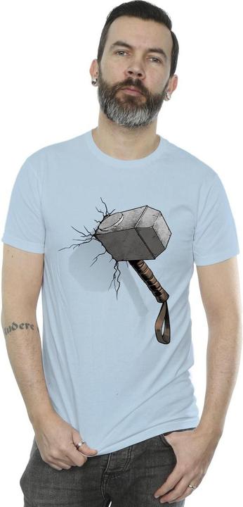 Immagine prodotto Marvel Thor Hammer Crack Maglietta Uomo (XL)