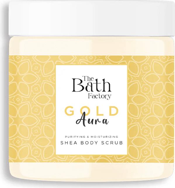Actual product image The Bath Factory Gold Aura Shea Körperpeeling 300gr