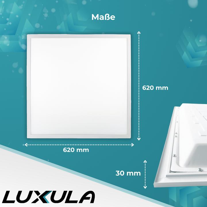 Actual product image Luxula LED BackLit panel, 62x62, anti-glare property (4400 lm)