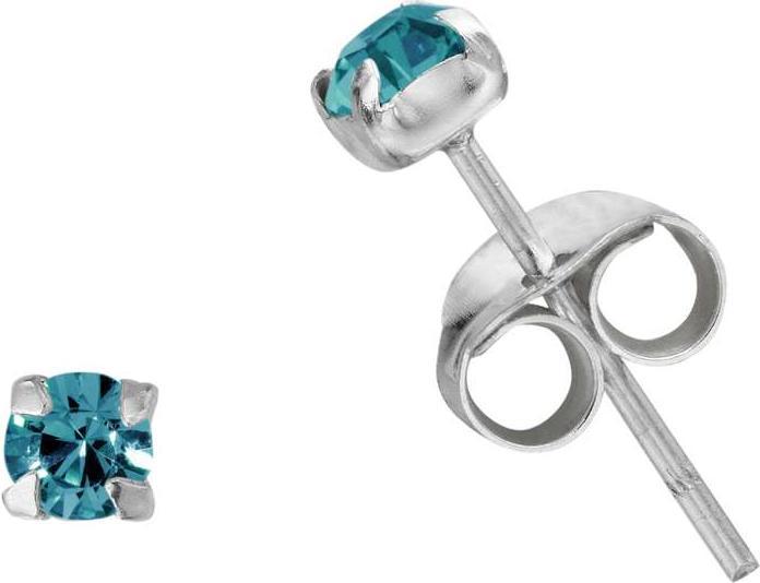 Actual product image Bijouteria Ear studs (Silver 925, Crystal)