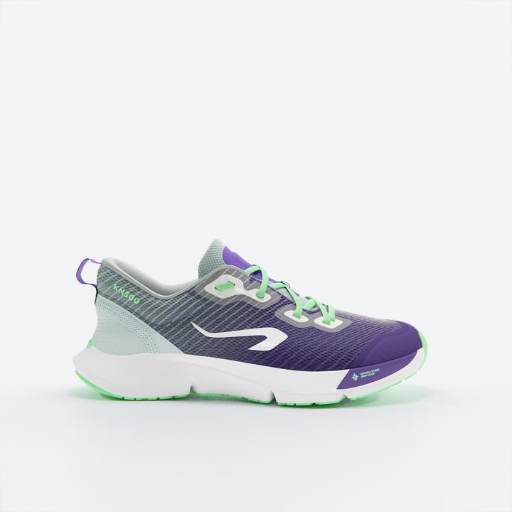 Produktbild Kiprun Laufschuhe Kinder Drop 0 - KN500 grün/schwarz (34)