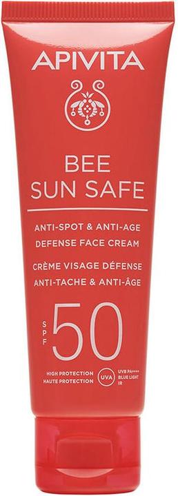 Actual product image Apivita Anti-Aging and Spot Cream SPF 50 (Sun cream face, SPF 50, 50 ml)