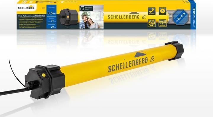Produktbild Schellenberg Rohrmotor Funk Rolladenmotor PREMIUM 20Nm, Mini