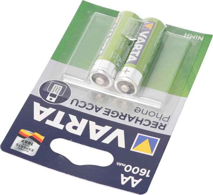 Productafbeelding Varta Recharge Accu Phone (2 Pcs., AA, 1600 mAh)