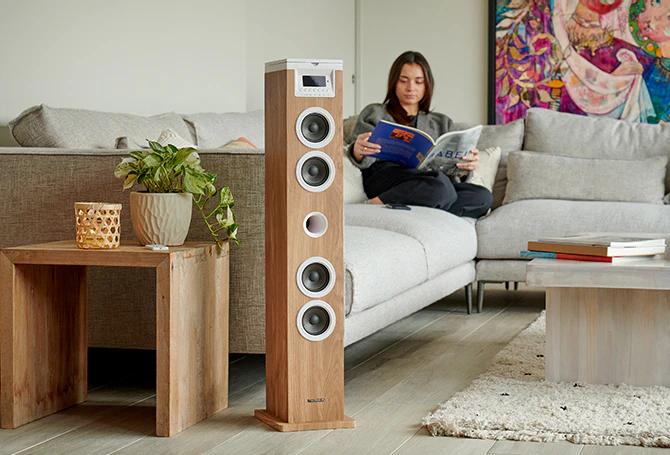 Produktbild Thomson Sound Tower 60w Cd Usb Sd (1 Stk., 10 W)