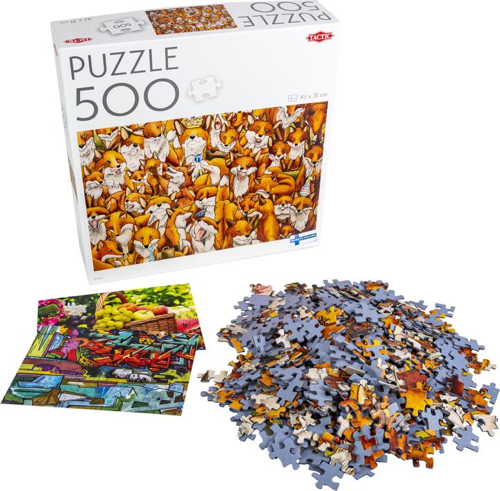 Produktbild Tactic Puzzle 500 Füchse (500 Teile)
