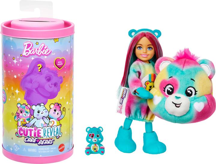 Actual product image Barbie Licensed Cutie Reveal x Care Bears Series 2 Chelsea Assortment