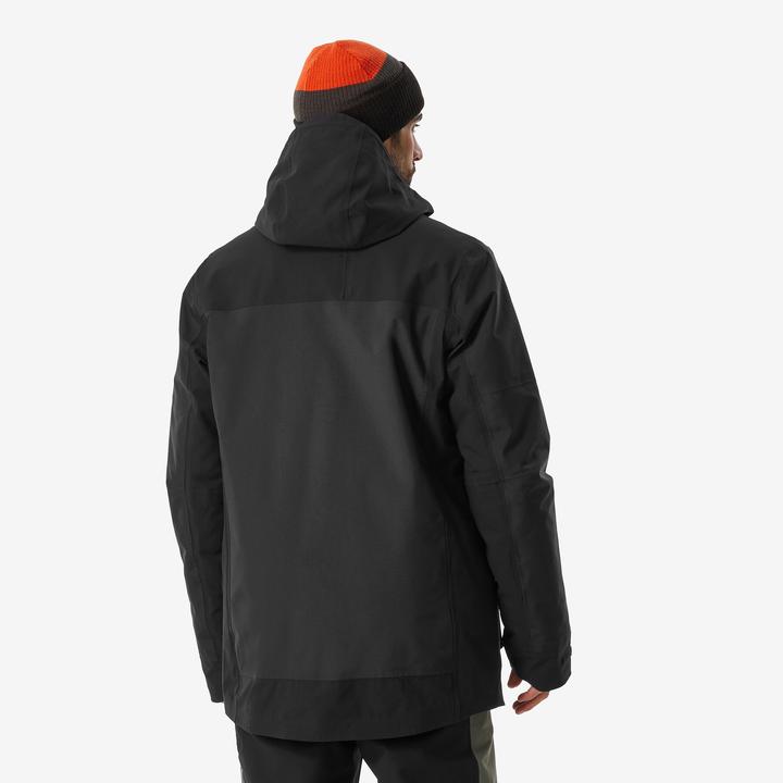 Produktbild Dreamscape Snowboardjacke Herren Skijacke - SNB 500 Ziprotect khaki/schwarz (M)