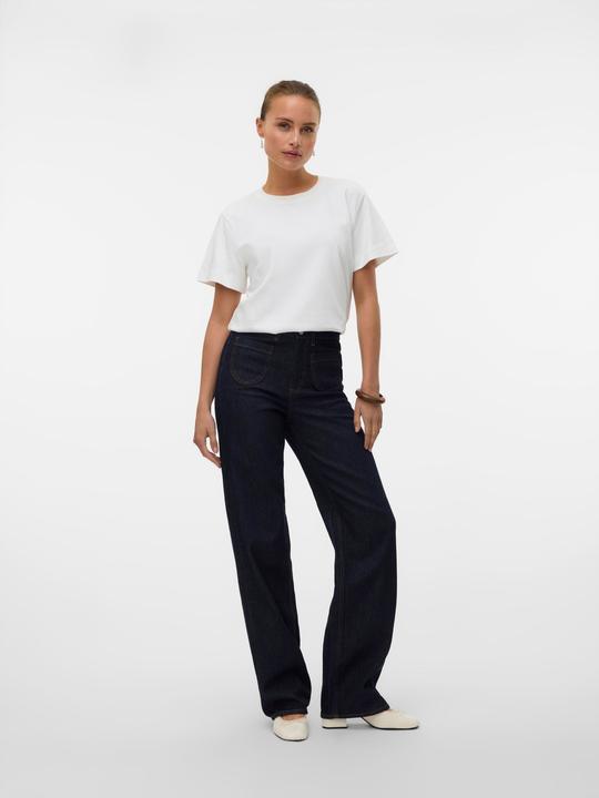 Actual product image Vero Moda VMTESSA Hohe Taille Weiter Beinschnitt Jeans Weit geschnitten (W32/L32)