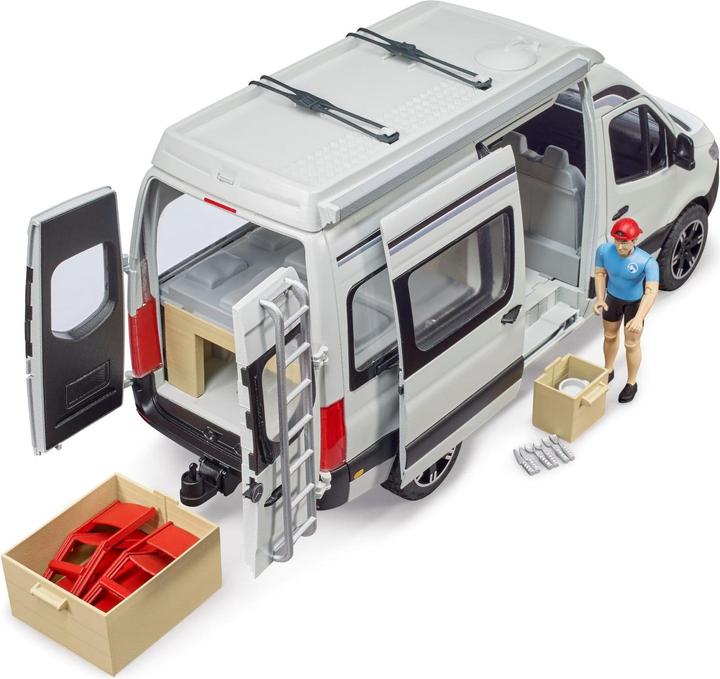 Actual product image Bruder Mercedes Benz Sprinter Camper with driver