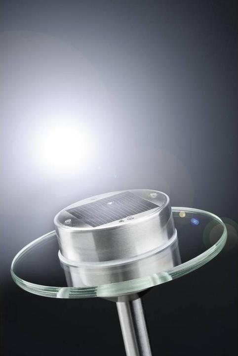 Produktbild Paulmann Solarspiess Ufo LED Solar-Gartenleuchte 3er Set W Warmweiss Edelstahl (IP44)