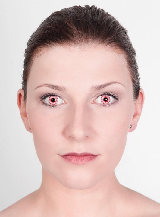 Actual product image Maskworld Bloodshot Kontaktlinsen (Red)