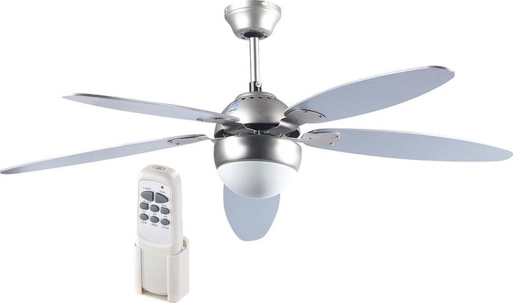 Produktbild Sichler Grosser Deckenventilator mit Holzflügeln und Licht (45 dB)