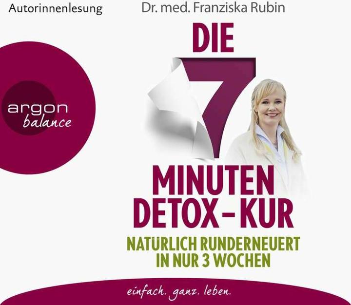 Produktbild Die 7-Minuten-Detox-Kur (Franziska Rubin, Deutsch)