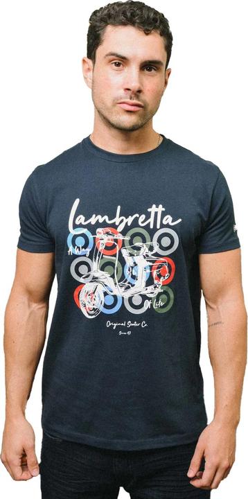 Immagine prodotto Lambretta Maglietta Motorino Con marchio Uomo (M)