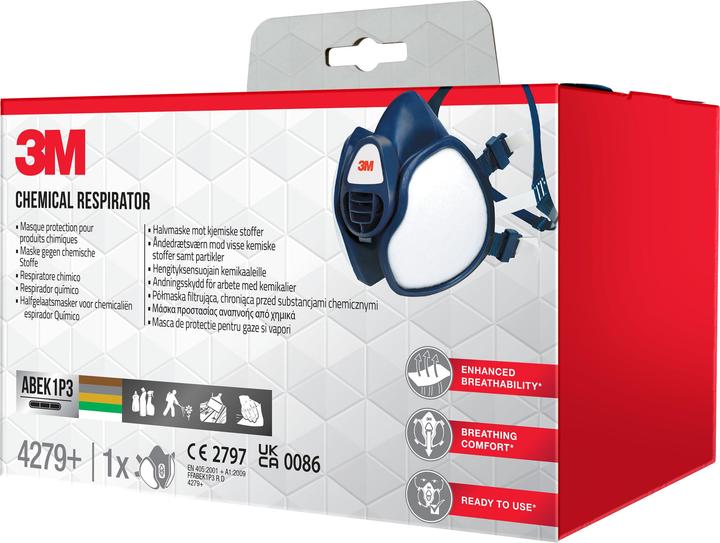 Produktbild 3M Atemschutzmaske (ABEK1P3, ABEK1, 1 x)