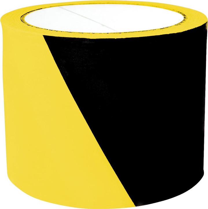 Produktbild NoName Warnband, 75mm, 100m, schwarz und gelb (105 mm)