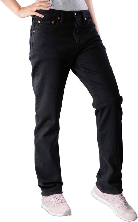 Actual product image Levis 501 Jeans crop black heat (W28/L28)