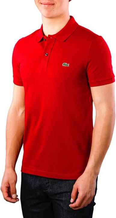 Actual product image Lacoste Polo Shirt Slim Short Sleeves bordeaux (XXL)