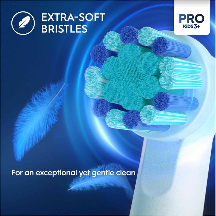 Actual product image Oral-B Replacement head EB10 4 FFS II Blue/White 4 pieces (4 x)
