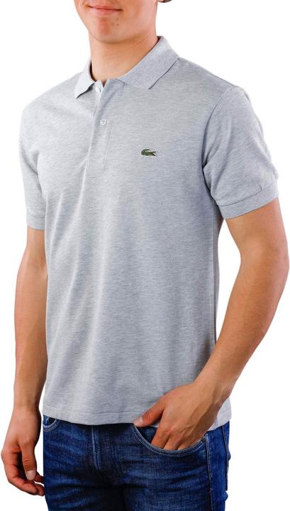 Actual product image Lacoste Polo Shirt Slim Short Sleeves argent chine (3XL)