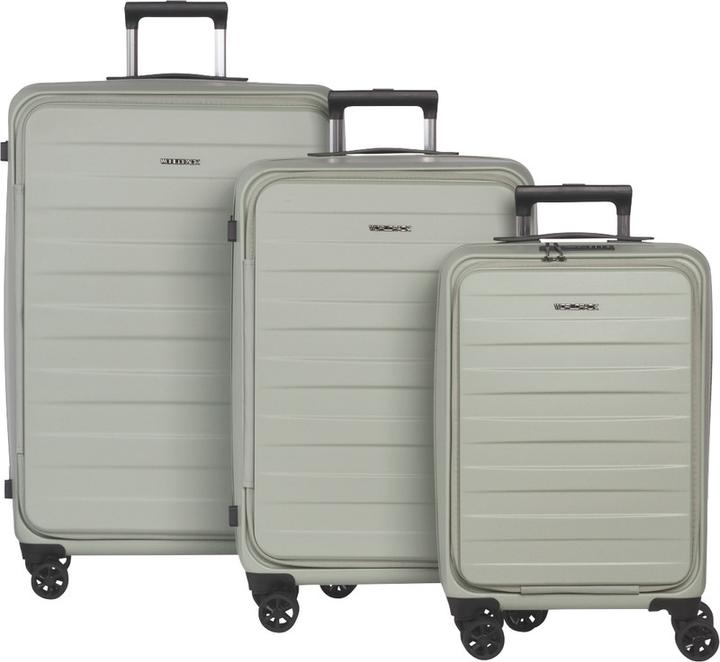 Worldpack Trolley Seattle 3teilig (114 l, Handgepäck (bis 50l), M (50 - 90l), L (90 - 115l))