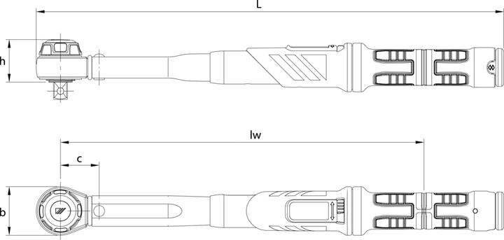 Produktbild Gedore DMK 200 Drehmomentschlüssel DREMASTER® K 40-200 Nm (1/2", 40 Nm, 200 Nm)