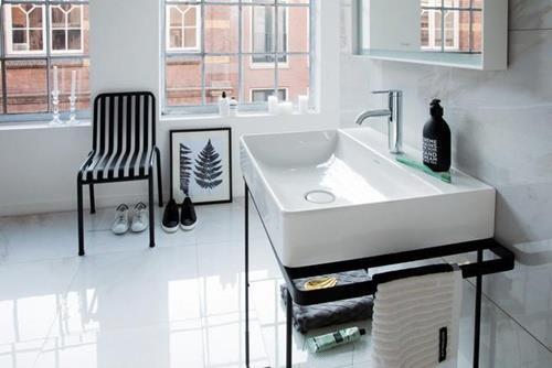 Actual product image Duravit DURASQUARE glass inlay for metal console 003111/112 cubic line