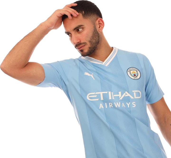 Immagine prodotto Manchester City FC 2023/24 Authentic Maglia da Casa Uomo (XL)