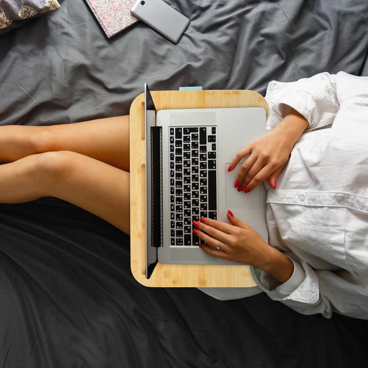Actual product image Relaxdays Laptop cushion