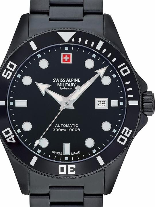 Immagine prodotto Swiss Alpine Military 7095.2177 Diver Automatic 44mm 30ATM (Fatto in Svizzera, 44 mm)