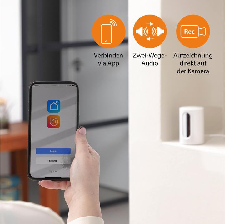 Image du produit Smartwares Caméra anti-regards (1920 x 1080 Pixels)
