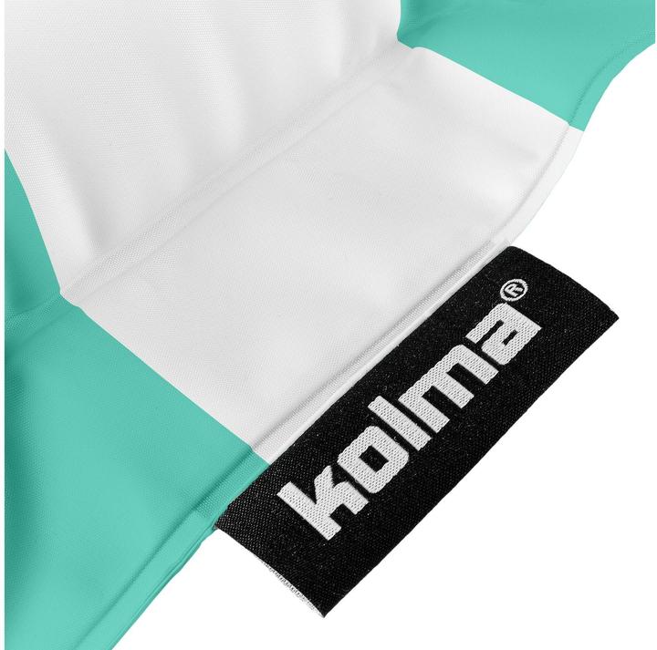 Actual product image Kolma air mattress Stripy Caribbean/White